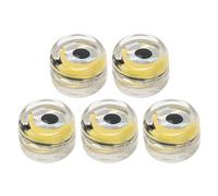 Zisemeil 5 pz lampada subacquea compatta leggermente LED luci da pesca per acqua dolce salata