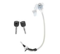 Zisemeil Cavo per cilindro della serratura della portiera sinistra, lato conducente, con chiavi, prestazioni stabili per 2007-2011, realizzato in ABS e metallo, 1 set