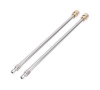 Zisemeil Estensione per idropulitrice a pressione, bacchetta magica in acciaio inox ad alta resistenza, asta di prolunga da 1/4", per lavaggio auto