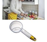 Zisemeil Paletta per Porzione di Riso 180ML Manico Lungo Trasparente | Plastica resistente, Facile da pulire, Ideale per cuocere al forno, Design a clip, Strumento di misurazione multiuso