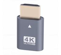 Zisemeil Plug Fittizio 4K HDR, Emulatore Display Senza Testa per Mining di Criptovaluta, PC Remoto, Server