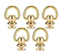 Zisemeil Pull Ri5 Set D-Ring Rivetti Chiodo in ottone Chiodo Chicago Bullone Vite Leatng Rivetto Nero Chicago 7 × 5 × 3 5 Set Rivetti D-Ring Chiodo in ottone Chiodo Chicago Bullone Vite Artigianato in
