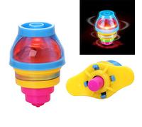 Zisemeil Set di 15 pezzi in plastica colorata con luci LED lampeggianti per bambini (grazioso)