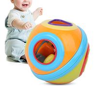 Zisemeil Set di mattoncini da costruzione, 6 colori, forme geometriche (313 | Materiale ABS sicuro, migliora la percezione del colore, adatto per i bambini piccoli, favorisce il pensiero logico