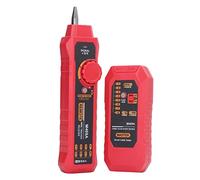 Zisemeil Tester di cavi, cercatore di cavi di rete ABS multifunzionale portatile con rilevamento del livello di CC con cuffie per comunicazione