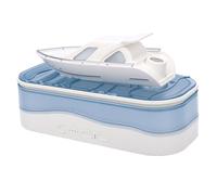 Zisemeil Umidificatore a Forma di Yacht, Diffusore di Oli Essenziali con Luce Sfumata Multicolore Arancione Caldo Blu Oceano, 7 Opzioni di Colore, Nebbia Silenziosa per L'arredame