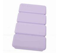 Zisemeil Vassoio per Cubetti di Ghiaccio Grande in Silicone con (Viola)