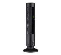 Zisemeil Ventilatore a Torre Senza Lama USB, Ventola di Raffreddamento Oscillante Potente Flusso D'aria a 2 velocità con Regolazione a Doppia velocità, per Scrivania di Casa e Uff (Nera)
