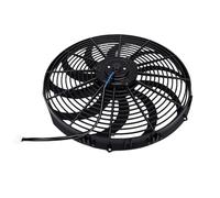 Zisemeil Ventola di Raffreddamento Universale per Radiatore 389 Mm, Push | Struttura in Metallo e Plastica Ad Alta Resistenza, Flusso D'aria Massimo di 1800 M³/h, 10 Pale Curve, Versatile per il