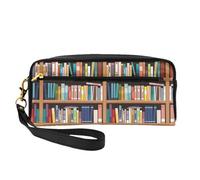 ZISHAK Borsa portatile di trucco della stampa dell'incisione botanica delle erbe floreali,Design adatto ai viaggi,Mini sacchetto di trucco versatile, Libreria Libreria, Taglia unica