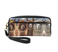 ZISHAK I Love Alpacas Print Portable Makeup Bag,Design adatto ai viaggi,Versatile Mini sacchetto di trucco, I Love Alpaca, Taglia unica