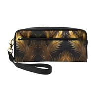 ZISHAK I Love Alpacas Print Portable Makeup Bag,Design adatto ai viaggi,Versatile Mini sacchetto di trucco, Piuma., Taglia unica