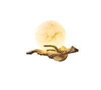 zishuo shop Lampade da Parete, Applda Parete, Luci da Paretepada da Parete Interamente in Bronzo,Pada a Forma Di Luna Sulle Scale Del Soggiorno,Pada da Comodino in Veranda, Applda Pareter Camera da Le