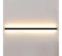 zishuo shop Lampade da Parete, Applda Parete Nera, Applda Parete Lineare,Pada da Paretemalista a Striscia Lunga, Apparecchio Di Illuminazida Parete con 3Lità Di Colore, Applcablate,Pade da Parete Line