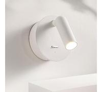 zishuo shop Lampade da Parete, Applda Parete Wireless Moderna a Led, Luce Notturna da Comodino, Applda Parete con Luminosità Regolabile,Pada da Pareter Camera da Letto, Studio, Soggiorno, Applda Paret