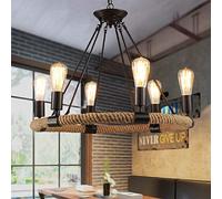 zishuo shop Lampade da Parete, Miscelatore,Pada da Parete Creativa Americana,Padario Rurale in Corda Di Canapa,Padario da Bar, Bancda Bar Retrò,Padario Creativor Ristorante,Pada a Sospensione, Luci da