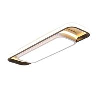 zishuo shop Lampade da Parete, Moderne Luci da Soffitto Lineari a Led,Pada da Soffitto in Metcablata Dimmerabile con Paralume in Acrilico, Apparecchi Di Illuminazida Soffitto Semi-Incassatir Soggiorno