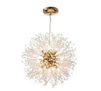 zishuo shop Lampade da Parete,Padari Inlo Di Vetro,Padari a Forma Di Lucciola,Padario a Stella a 8 Luci,Padario a Fuoco D'Artificio in Cromo Lucido,Padario Satellitare Di Metà Secolor Soggiorno, Sala