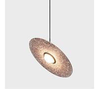 zishuo shop Lampade da Parete,Padario Moderno a Led,Padario,Padario Rotondo Ufo in Cemento Terrazzomalista Moderno,Padario a Ledr Soggiorno, Ristorante e Bar,Rsonalità Creativa, 4 Colori/Rosa/A