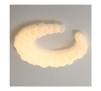 zishuo shop Lampade da Parete, Plafoniera Modernar Cameretta Deini,Pada da Soffitto a Led a Forma Di Luna, Illuminazia Filo in Acrilico, Vicino Alle Luci Del Soffitto, 3000K-6000K, Dimmerabili, Appare