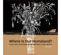 Zisl Slepovitch Where Is Our Homeland?: Songs from Testimonies in the (Vinyl LP)