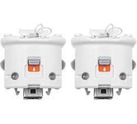 ZISONIX 2PCS Motion Plus Adattatore Acceleratore Maniglia Sensore Adattatore Esterno per Wii Telecomando