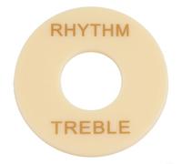 ZiStarlilife 1 anello per selettore ritmo per chitarra Gibson Les, copertura per piastra di controllo bianca, diametro esterno 33,5 mm, accessorio per strumenti musicali