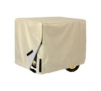 ZiStarlilife 1 copertura per generatore resistente Oxford 420D, impermeabile, con orlo elastico e cinghie di ventilazione, per uso esterno, patio, giardino, nero, 89 x 66 x 71 cm (beige)