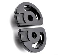 ZiStarlilife 2 PZ Auto Sedile Bracciolo Staffa Plastica Nero Compatibile Con Per Peugeot- 307 405 406 per Citroen- per Xsara per Partner per Berlingo OEM 8969RA 8969RG