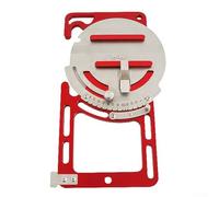 ZiStarlilife Acciaio inossidabile della lega di alluminio di angolo regolabile 0-60° della ferrovia di guide del metallo quadrato per i circuiti elettrici di precisione ha visto i progetti di