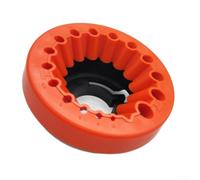 ZiStarlilife Affilatrice per punte da trapano, portatile, multiuso, con supporto, per officina, casa, garage, manutenzione punte in acciaio (arancione)