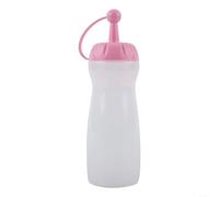 ZiStarlilife Bottiglia da 320 ml di plastica da spremere per salsa da cucina, contenitore per barbecue, insalata, ketchup, condimenti, con coperchio a vite