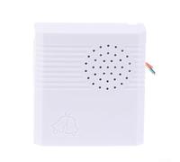 ZiStarlilife Campanello elettronico cablato da 12 V CC, sistema di allarme di sicurezza domestica, con 38 diversi toni di suoneria, campanello da parete per controllo accessi