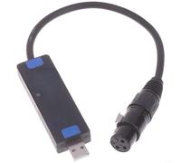 ZiStarlilife Cavo controller programmabile USB con RDM One-Touch per codifica indirizzi, plug-and-play per palco per sistemi DMX, design compatto per eventi live e teatro