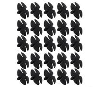 ZiStarlilife Clip di fissaggio per isolamento del cofano, 25 pezzi, in plastica nera, con diametro della testa di 30 mm, compatibili con Honda Civic 2012-On 91501-SWA-003 per riparazione di finiture
