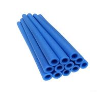 ZiStarlilife Confezione di manicotti protettivi in schiuma per piscina, imbottiture di sicurezza, per giardino, trampolini, attrezzature di protezione, blu, 40 cm, 12 pezzi