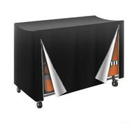 ZiStarlilife Copertura per sedia pieghevole VEVOR, impermeabile, in tessuto Oxford 210D, protezione per esterni, resistente ai raggi UV, alla polvere e al vento, con doppia cerniera, 186 x 89 x 107 cm