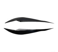 ZiStarlilife Copertura per sopracciglio del faro per BMW Serie 3 F30 F31 318I 320I 2012 - 2018, in plastica ABS nera lucida, protezione per palpebre, modanatura esterna