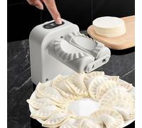ZiStarlilife Creatore elettrico per ravioli con batteria da 1300 mAh, modellatore automatico per ravioli, materiale PP, base antiscivolo per cucina domestica e cucina fai da te