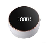 ZiStarlilife Dispenser automatico di sapone da 300 ml, con sensore di movimento in schiuma, montaggio a parete, touchless, display della temperatura del bagno e della cucina, bianco e nero (bianco