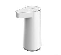 ZiStarlilife Dispenser automatico di sapone touchless, 300 ml, senza contatto, design a parete con livelli di schiuma regolabili e funzionamento silenzioso per casa, cucina, bagno, hotel