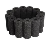 ZiStarlilife Filtro acquario spugna pompa pre-filtro spugna rullo parti di ricambio compatibile con Beckett G FR 7209410 7137710 filtrazioni dell'acqua 15 x 6,6 cm (10 pezzi)