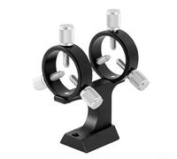 ZiStarlilife Finderscope Staffa Anelli di Montaggio 28-32 mm Guida Scope Holder Con Viti di Bloccaggio Metallo, Per Puntatore Telescopio Astronomico (nero)