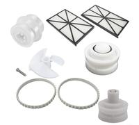 ZiStarlilife Gruppo puleggia cuscinetto di trasmissione per Hayward per pulitore robotico TIGERSHARK RC9990GR RC9955GR, include filtro girante tubo ruota guida cuscinetto a rulli, ripristina