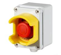 ZiStarlilife Interruttore di arresto esterno impermeabile E-Stop scatola IP67 nominale con alta copertura ignifuga per sicurezza elettrica interna ed esterna
