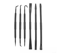 ZiStarlilife Kit di 6 ganci per barra di leva a doppia estremità Set di ganci per barra di leva in plastica ABS nera, strumenti di rimozione per guarnizioni O-Ring, kit di riparazione automobilistica