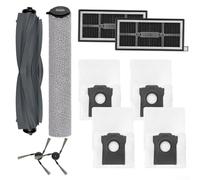 ZiStarlilife Kit di parti per aspirapolvere con spazzola principale, spazzola laterale, panno mocio, filtro a carbone attivo compatibile con rullo MOVA S70/S70 Ultra/S70 Pro, per la pulizia del