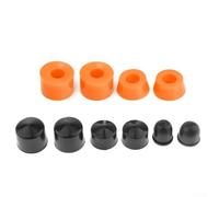 ZiStarlilife Kit di ricostruzione per skateboard e camion, boccole in poliuretano, rondelle, coppe pivot, ammortizzatori, per longboard, sport all'aria aperta, varie misure (arancione)