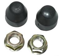 ZiStarlilife Kit per asse motore per mozzo e-bike, 12 mm/14 mm, set di copridadi di bloccaggio in acciaio al carbonio, vestibilità sicura per la manutenzione della bicicletta elettrica (14 mm)