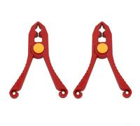 ZiStarlilife Morsetto di plastica isolato a 5,9 pollici del cavo con la clip magnetica della molla di valutazione di sicurezza elettrica 1000V anti per prova ed installazione del circuito